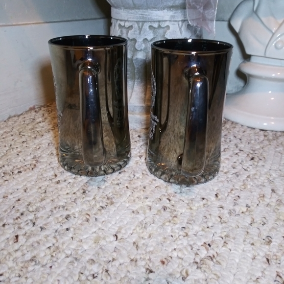 Vintage Walt Disney World's Epcot Center Mercury Glass Mugs - Picture 2 of 8